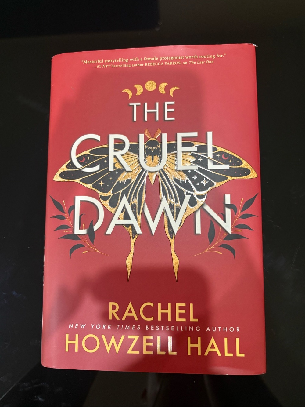 Target Red and Gold "The Cruel Dawn" Hardcover by Rachel Howzell Hall